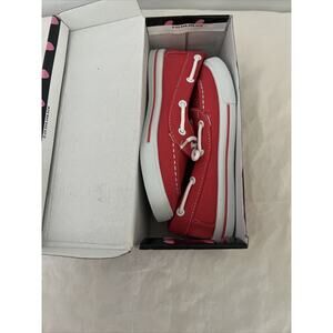 Girls Boat Shoes Size 13 -Coral Delight- Brand Delic 8-New!